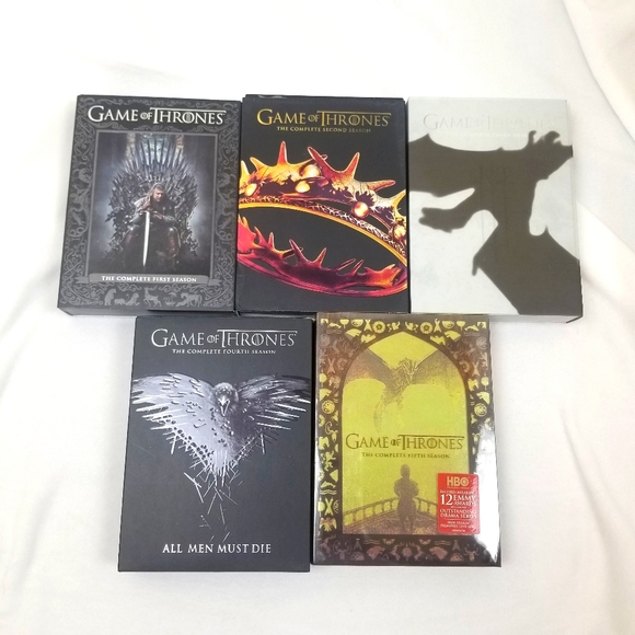 Game of Thrones Dvd seasons 1 thru 5